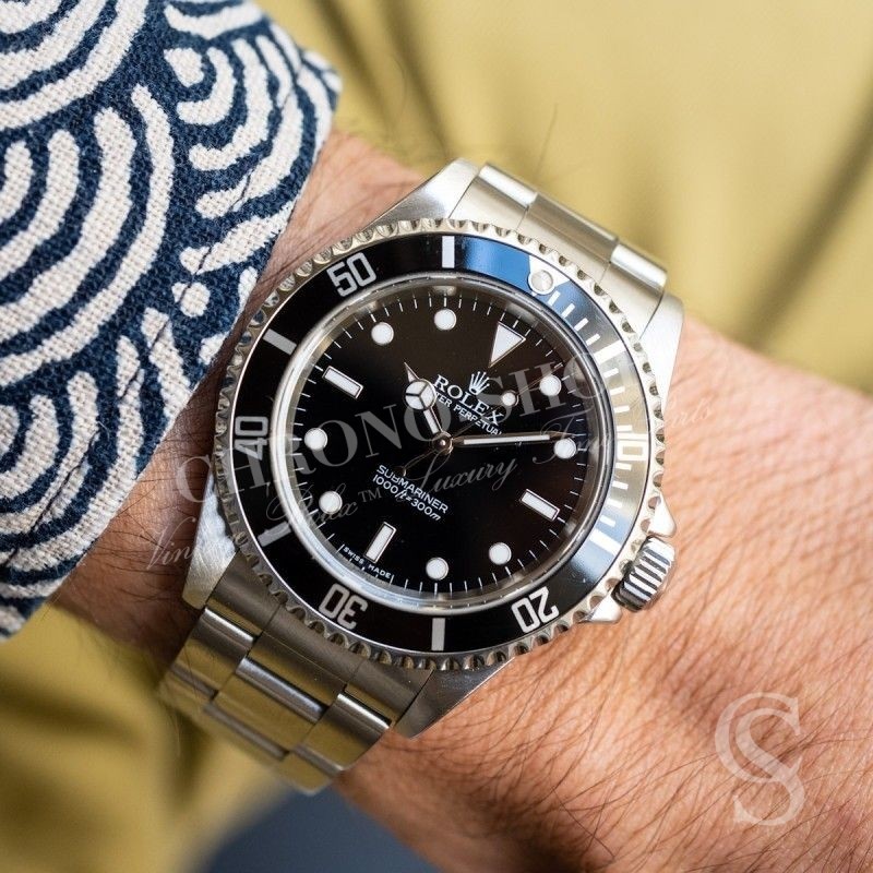 3針純正品14270 14060 114270 114060 サブマリーナ黒文字盤ROLEX