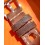 Yema 60.67.37 rallygraf formica Vintage Original 70's perforated Rally leather strap tobbaco 19mm ends pieces