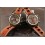 Yema 60.67.37 rallygraf formica Vintage Original 70's perforated Rally leather strap tobbaco 19mm ends pieces