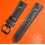 Hanhart PIONEER MonoControl, TwinControl Bracelet en cuir de veau noir 21mm Hanhart Steve Mcqueen 417ES 42mm
