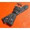 Original Hanhart PIONEER MonoControl, TwinControl Calf leather strap black 21 mm Steve McQueen Hanhart 417 ES 42mm