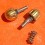 Breitling Push Button pushers winding crown gold plated CHRONOMAT 4mm screw type watches Chronomat,Headwind,Crosswind
