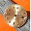 Rolex superbe cadran 20mm champagne index clous or jaune montres dames Oyster Perpetual Datejust 69178,69173