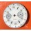 Vintage clock spare 60's Watch dial part chronograph 32mm silver calibre Valjoux 7734