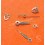 Tudor Original Horology spares Lot of used watch spares Alpha hands, tudor shield logo dials spares for restore, for repair