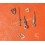 Tudor Original Horology spares Lot of used watch spares Alpha hands, tudor shield logo dials spares for restore, for repair