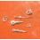 Tudor Original Horology spares Lot of used watch spares Alpha hands, tudor shield logo dials spares for restore, for repair