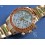 Lunette générique type Rolex tachymètre plaqué or jaune pierres orange zircon pour Rolex 16528,16523,116528,116523