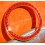 Lunette générique type Rolex tachymètre plaqué or jaune pierres orange zircon pour Rolex 16528,16523,116528,116523