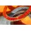 Lunette générique type Rolex tachymètre plaqué or jaune pierres orange zircon pour Rolex 16528,16523,116528,116523