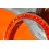 Lunette générique type Rolex tachymètre plaqué or jaune pierres orange zircon pour Rolex 16528,16523,116528,116523
