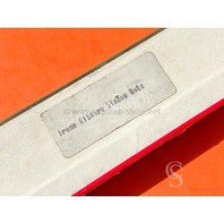 Vintage Omega 50's Oblong box Swiss faded Red color cardboard velvet Original Bracelet Watch Necklace