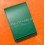 Rolex New Genuine Green Leather Travel Storage Protection Service Premium Pouch Datejust,Submariner,Gmt,Daytona,Explorer,AirKing