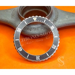 Tag Heuer Vintage watch part graduated diver bezel insert faded black color 35mm for sale
