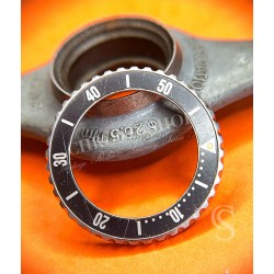 Tag Heuer Vintage watch part graduated diver bezel insert faded black color 35mm for sale