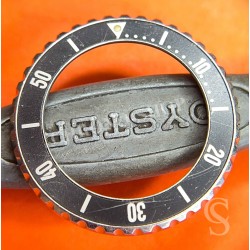 Tag Heuer Vintage watch part graduated diver bezel insert faded black color 35mm for sale