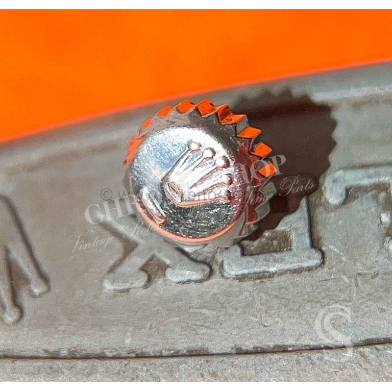 Rolex Original used Twinlock GMT Ø6mm Stainless Steel Watch Crown Winding Part for repair