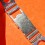 Bracelet Ancien perforé Racing 70's Acier Montres Vintages 18/16mm Rally Navitimer Serge Gainsbourg