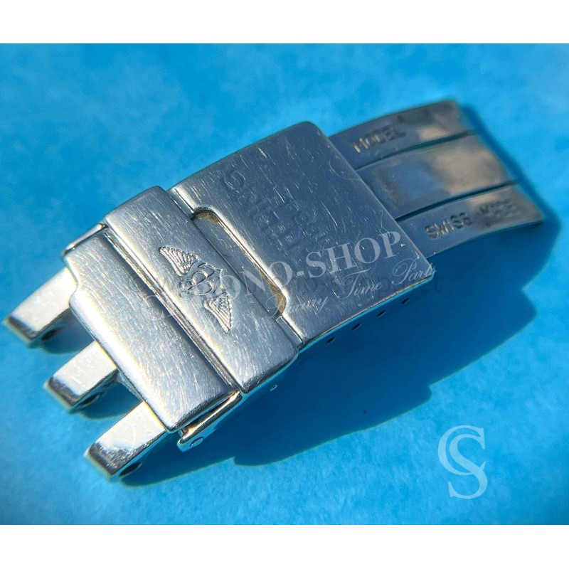 Breitling Rare preowned Ssteel Folding deployment clasp 20mm for Pilotband Breitling 22/24mm lugs