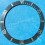 ROLEX RARE FADED PATINE BLEU PASTEL INSERT MONTRES 168000,16800,16610 SUBMARINER DATE LUMINOVA