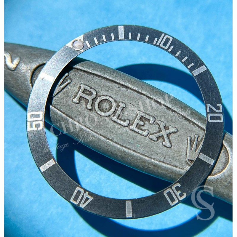 ROLEX RARE FADED PATINE BLEU PASTEL INSERT MONTRES 168000,16800,16610 SUBMARINER DATE LUMINOVA