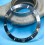 ROLEX RARE ACCESSOIRE MONTRES INSERT FADED BLEU NUIT MONTRES ROLEX SEA-DWELLER 16660, 16600 PERLE LUMINOVA