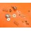 HUBLOT authentique lot pièces horlogères poussoir acier 6mm remontoir, ressorts montres hommes Hublot