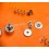 HUBLOT authentique lot pièces horlogères poussoir acier 6mm remontoir, ressorts montres hommes Hublot