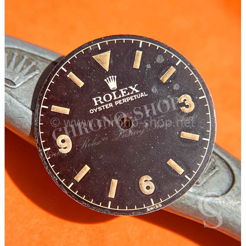 Rolex 1954 Original Legendary Watch dial Submariner 6200 KING SUB 1954 Gilt Original  Swiss Chaptering dial for sale