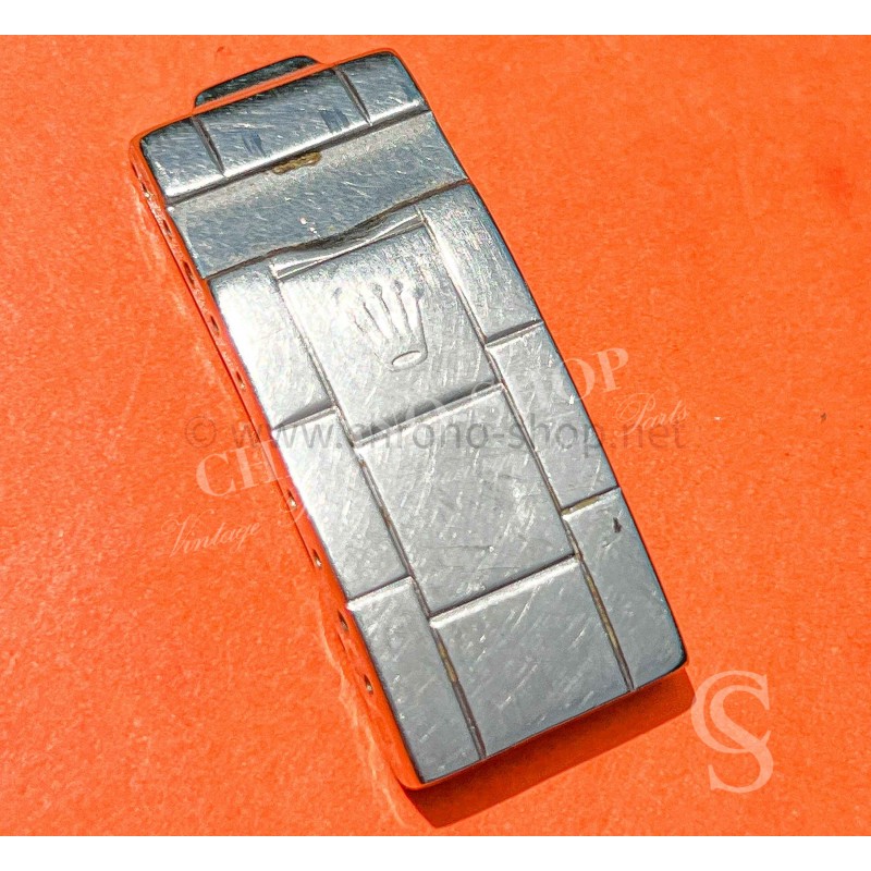 Rolex 93150 Vintage 1985 Top Cover Shield Buckle Clasp part 20mm Bracelet Part Submariner 5512,5513,1680,1665,14060,16800,16800