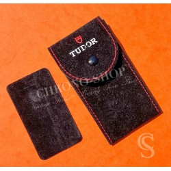 Tudor Black Red Suede velvet pouch traveler's service holder case watches Submariner,Big Block,Montecarlo,BlackBay, P01