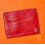 Rolex Vintage Original Red Leather Business Card Wallet holded card Ref 101.60.55 Datejust watches