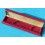 RARE 40 / 50's VINTAGE RECTANGLE ROLEX TUDOR "ROSE" BIG LOGO COFFIN BOX BORDEAUX COLOR  
