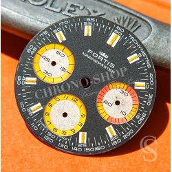 Fortis Marinemaster 8001 V72 Chronograph Vintage Black orange colors Tutone Watch Dial Tritium T SWISS MADE T untouched
