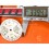 AETOS Genève 34mm 60's Watch dial part silver color incabloc chronograph calibre Valjoux 7733 vintages sports watches