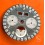 Jules Jurgensen Triple Date Moon Phases Chronographe Ref 4003 Cadran noir et blanc Valjoux 88