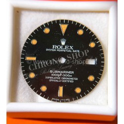 ROLEX VINTAGE CADRAN 16800 INDEX ORANGES MONTRES SUBMARINER DATE 16800,168000,16610 TRITIUM cal auto 3035,3135