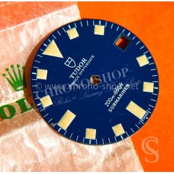 Tudor Submariner 9411 Vintage Blue dial Tritium Yellow color Snowflakes Genuine 94110,7021 fits ETA 2784,2484