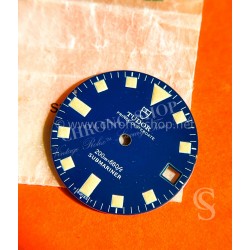 Tudor Submariner 9411 Vintage Blue dial Tritium Yellow color Snowflakes Genuine 94110,7021 fits ETA 2784,2484