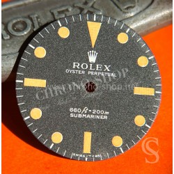 Rolex Vintage Rare 1972 Original Cadran Mk I Montres Rolex 5513 Submariner Feets first mat tritium SINGER