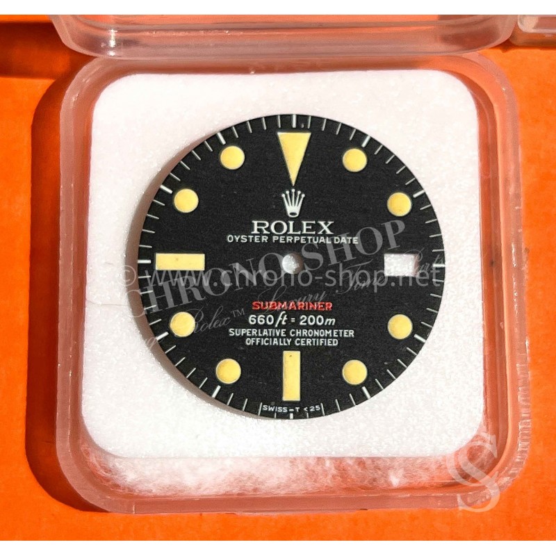 Aftermarket Customized Rolex style Dial For vintages watches Rolex Submariner 1680 Red Line Caliber 1570