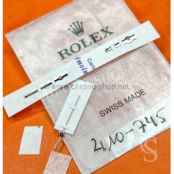 Rolex 410-745 Genuine Batons handset chromalight White gold Datejust II ref 116300,116334 Cal 3135