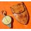 WWII Kurvenmesser Distance Meter Map Case Measure Original German Wehrmacht with Holder leather storage