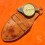 Ancien accessoire militaire de mesure de distance carte Meldekartentasche Kurvenmesser Seconde guerre mondiale