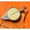 WWII Kurvenmesser Distance Meter Map Case Measure Original German Wehrmacht with Holder leather storage