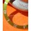 Rolex Submariner date 16610 LV Original bezel insert inlay for repair Metal Olive Green Color