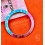 Rolex Amazing Vintage Bezel insert Graduated Faded PEPSI Pink pastel Turquoise colors GMT MASTER 1675,16750 Watch inlay part
