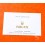 ROLEX GENUINE 80/90's VINTAGE FRENCH LANGUAGE BUSINESS CARD COMPLIMENTS WHITE CARD ROLEX