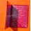 Tudor Original 70's Vintage Red Leather style Document Holder Wallet Good Condition 106 00 41