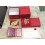 Tudor Original 70's Vintage Red Leather style Document Holder Wallet Good Condition 106 00 41